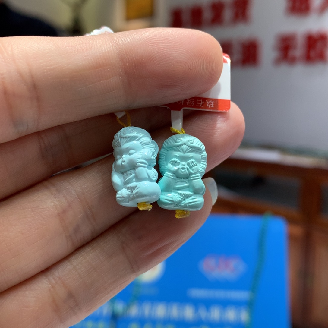 绿松石未镶嵌配饰
