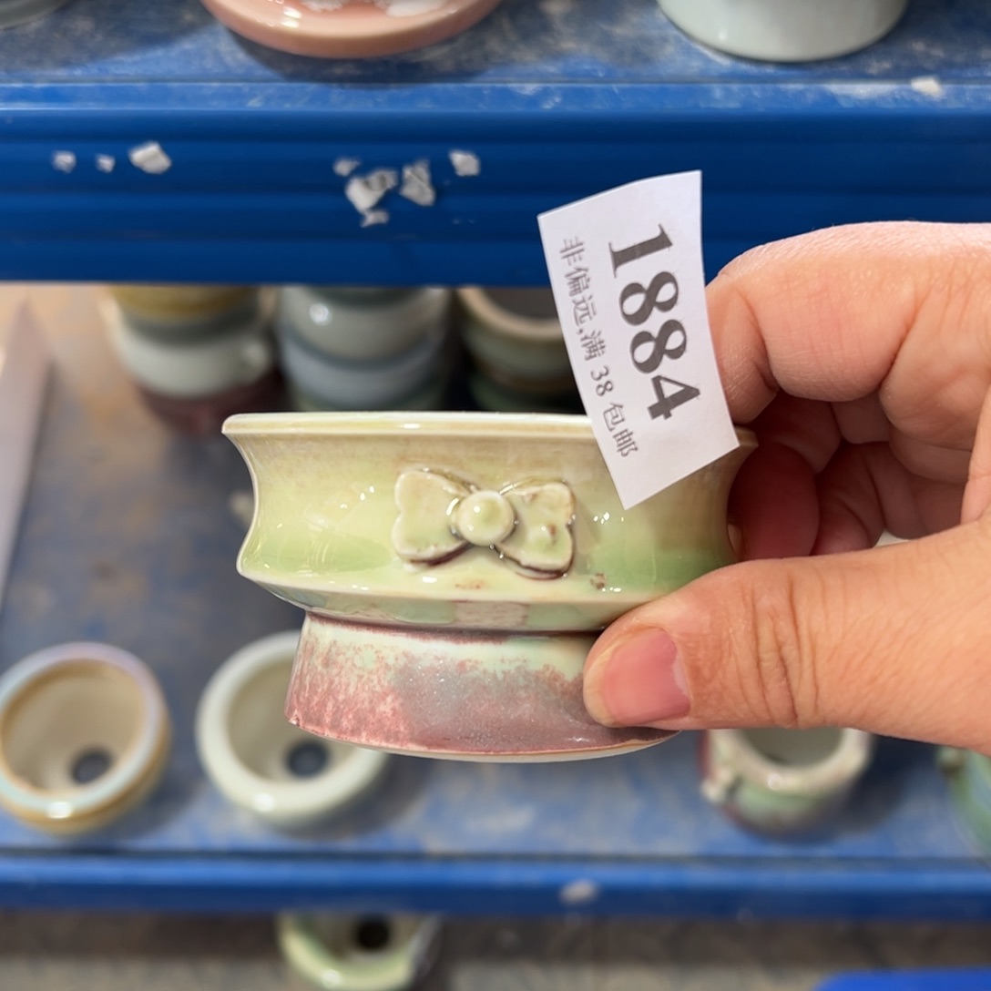 红陶景德镇手工花盆