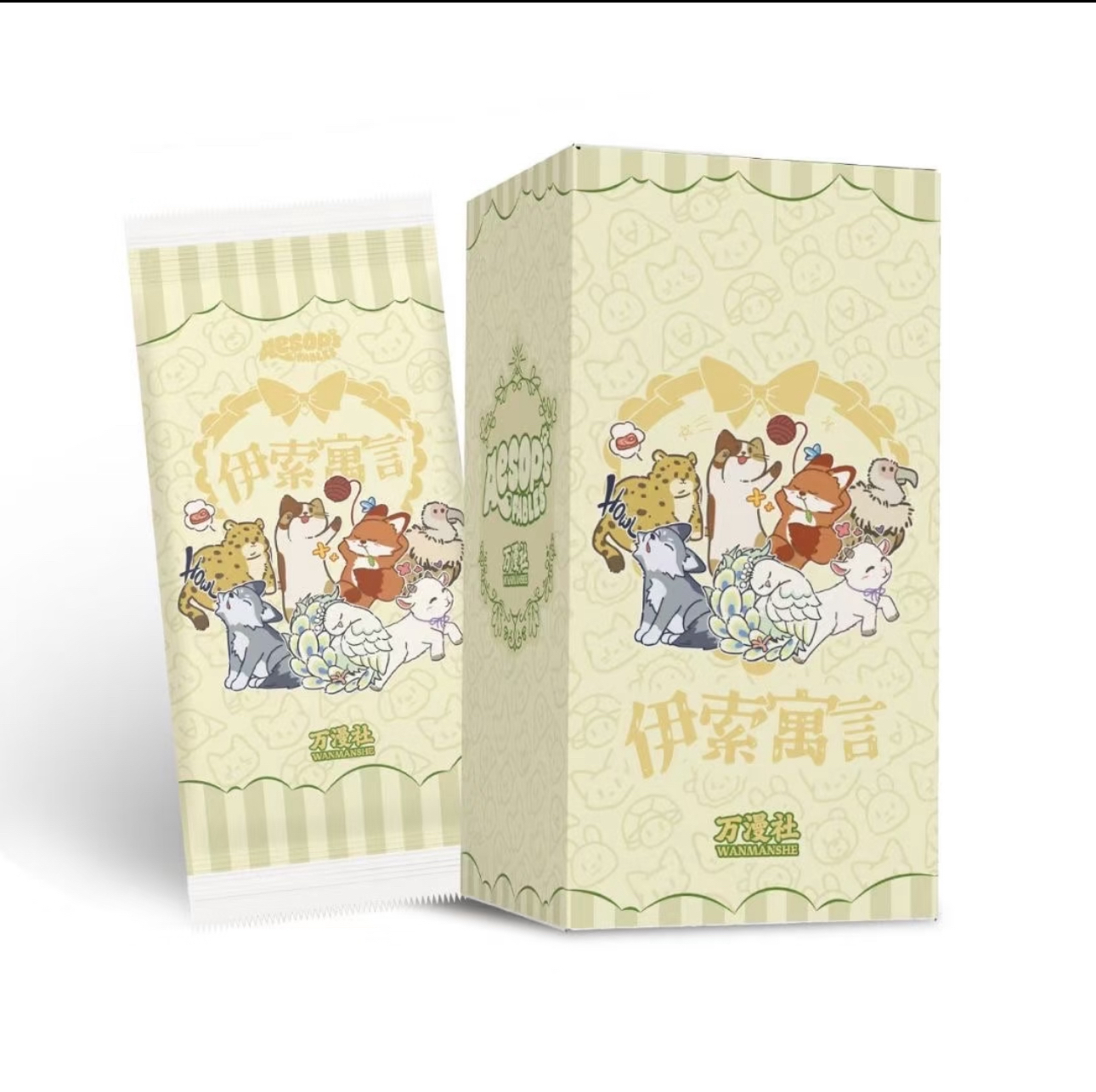 【玩法拆盒】万漫社《伊索寓言》第一弹收藏卡牌