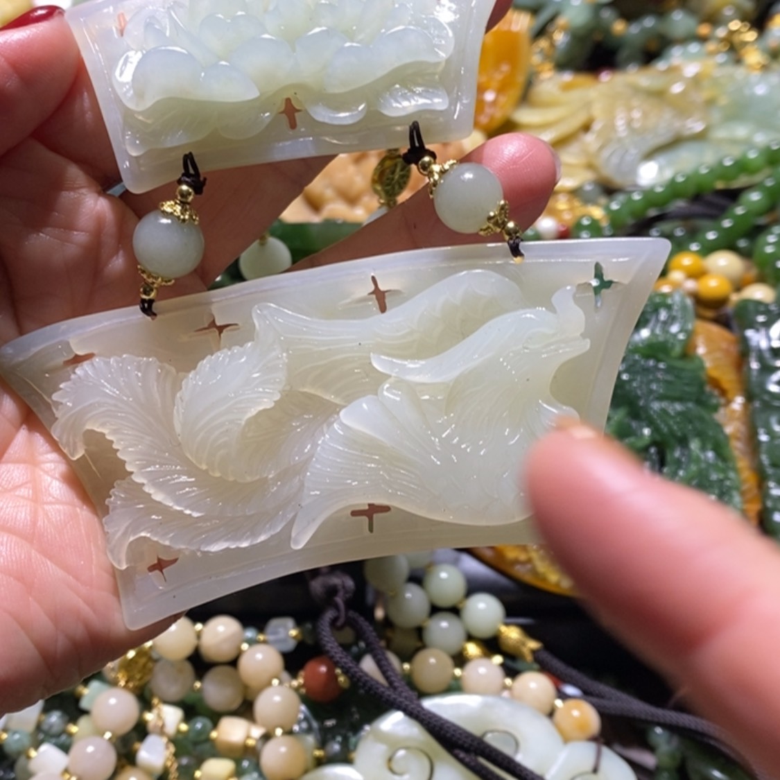 【闪购商品】岫玉毛衣链未镶嵌