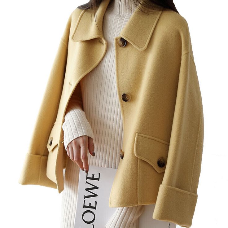 [对应B001-B100编号去拍]2025秋冬时尚洋气羊毛羊绒大衣