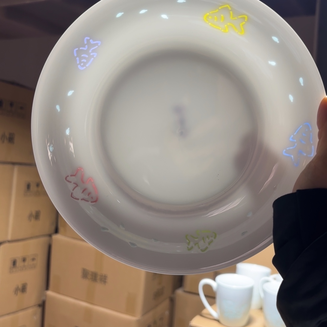 碗瓷景德镇陶瓷两只微瑕