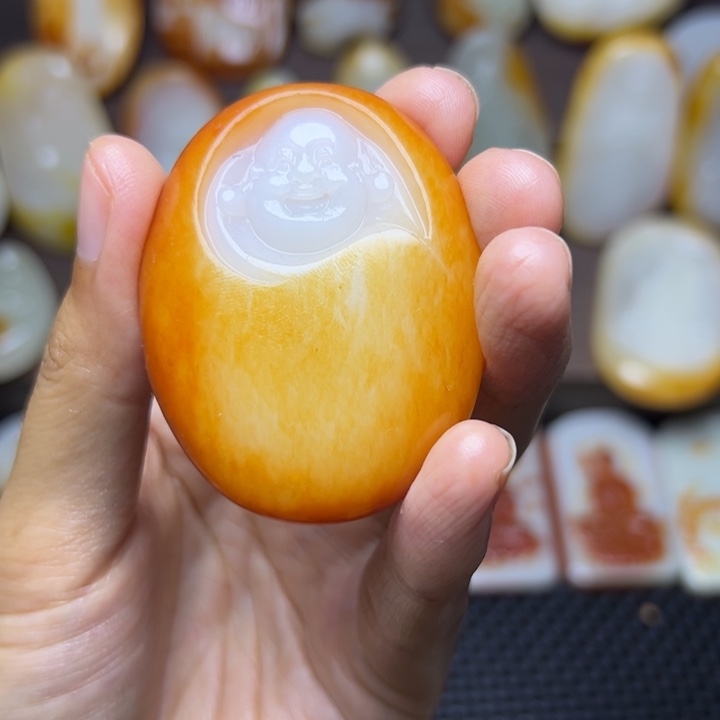 狼***哥和田玉未镶嵌颈饰
