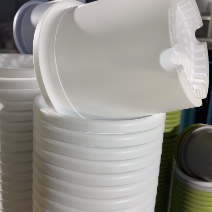 四季4号10个白色口径25高21花盆