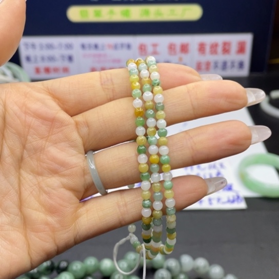 【闪购商品】翡翠手链未镶嵌翡翠首饰翡翠a货