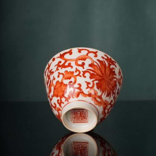 219 景德镇窑老粉彩杯