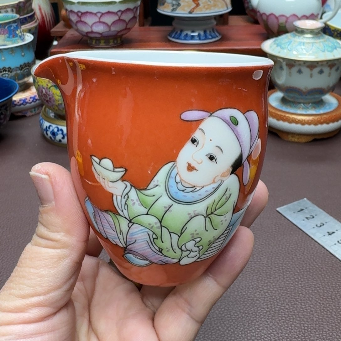 瓷片景德镇仿古手工制作精品展示