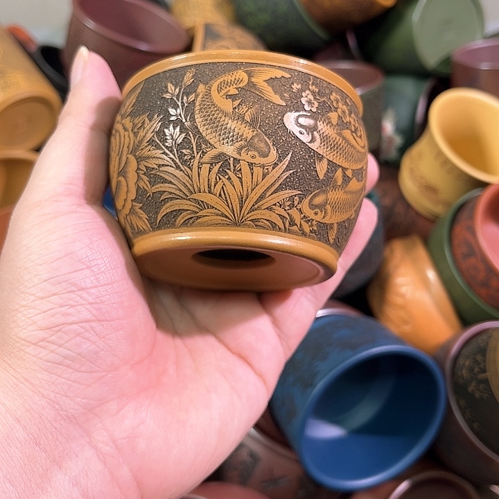 茶杯紫砂全手工紫砂主人杯