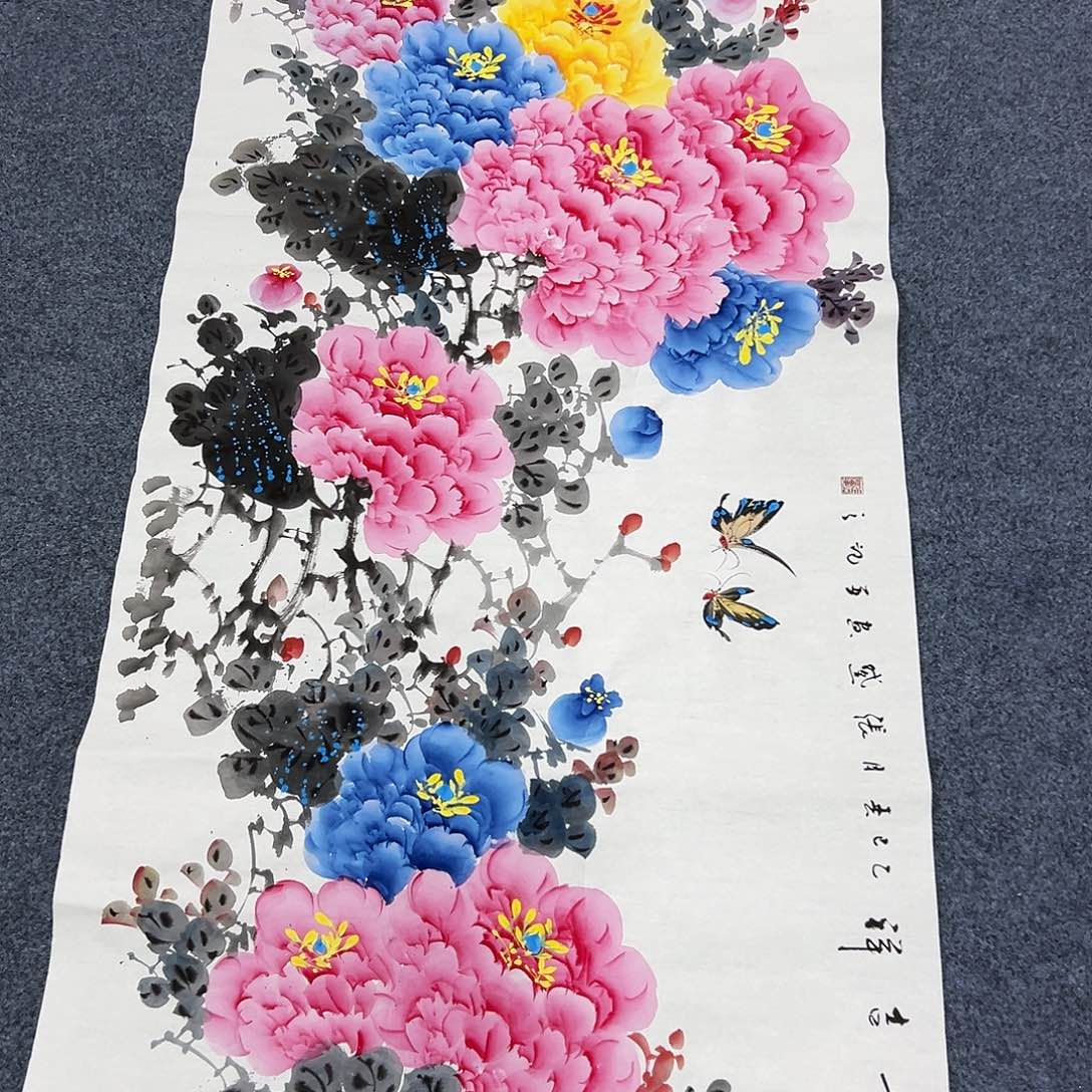 国画国画作品宣纸纯手绘