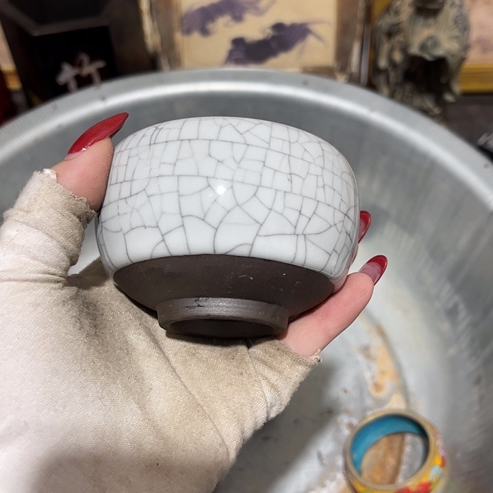 曾***有羽毛茶杯和杯子也好配