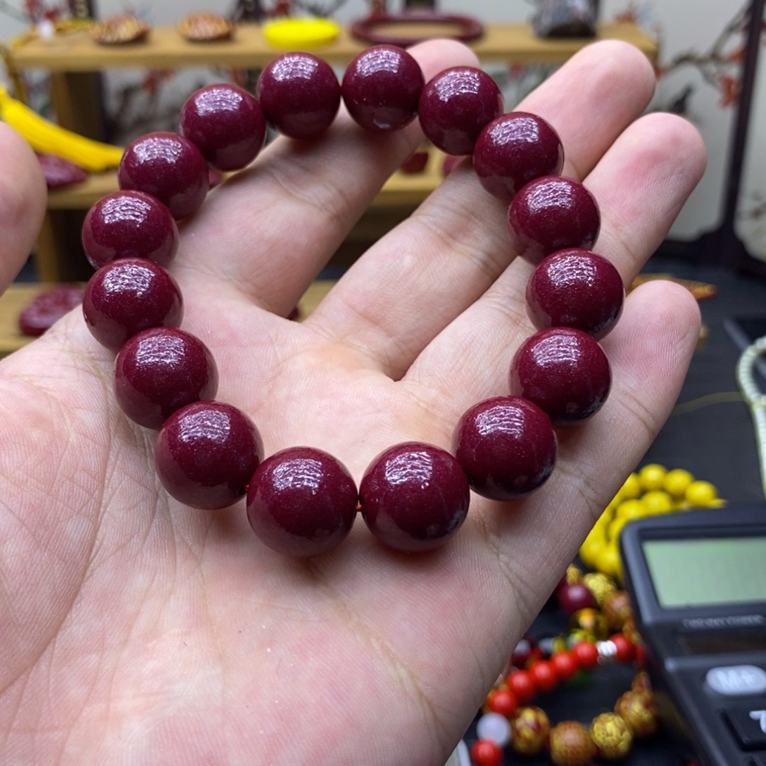 天然辰砂看图可以14mm