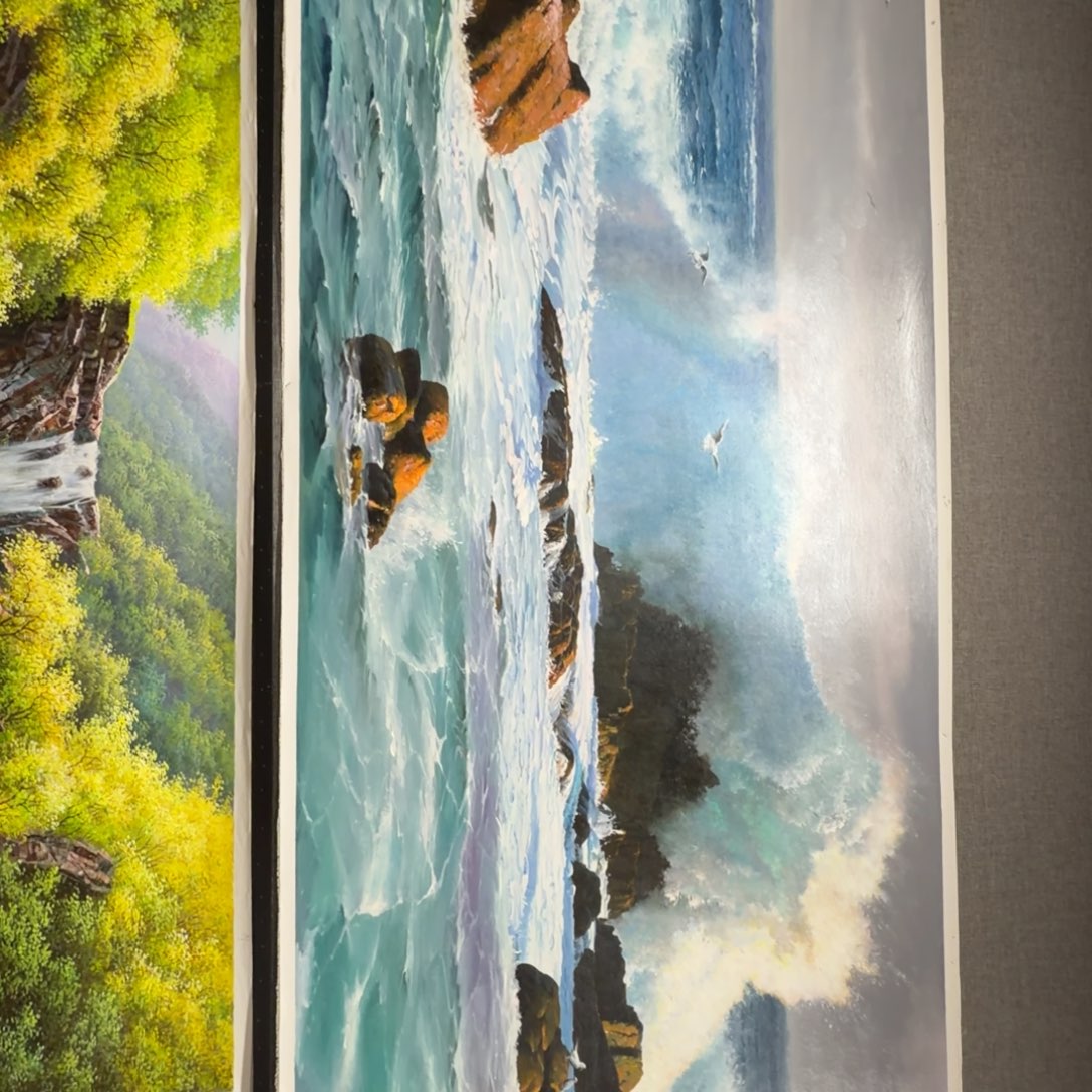 油画加油加油努力加油努力