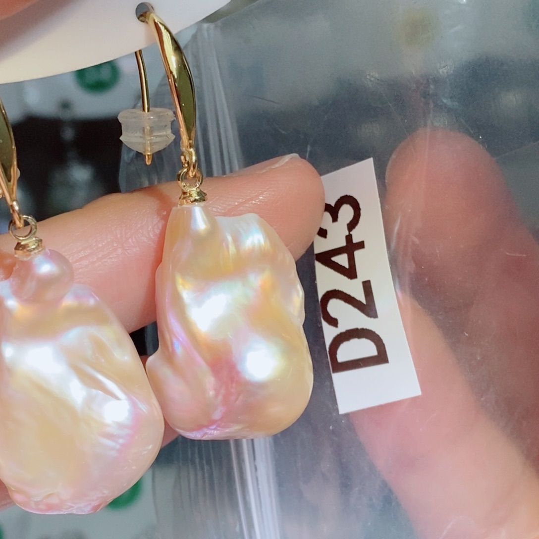 蓝***花银S925镶嵌其他淡水珍珠