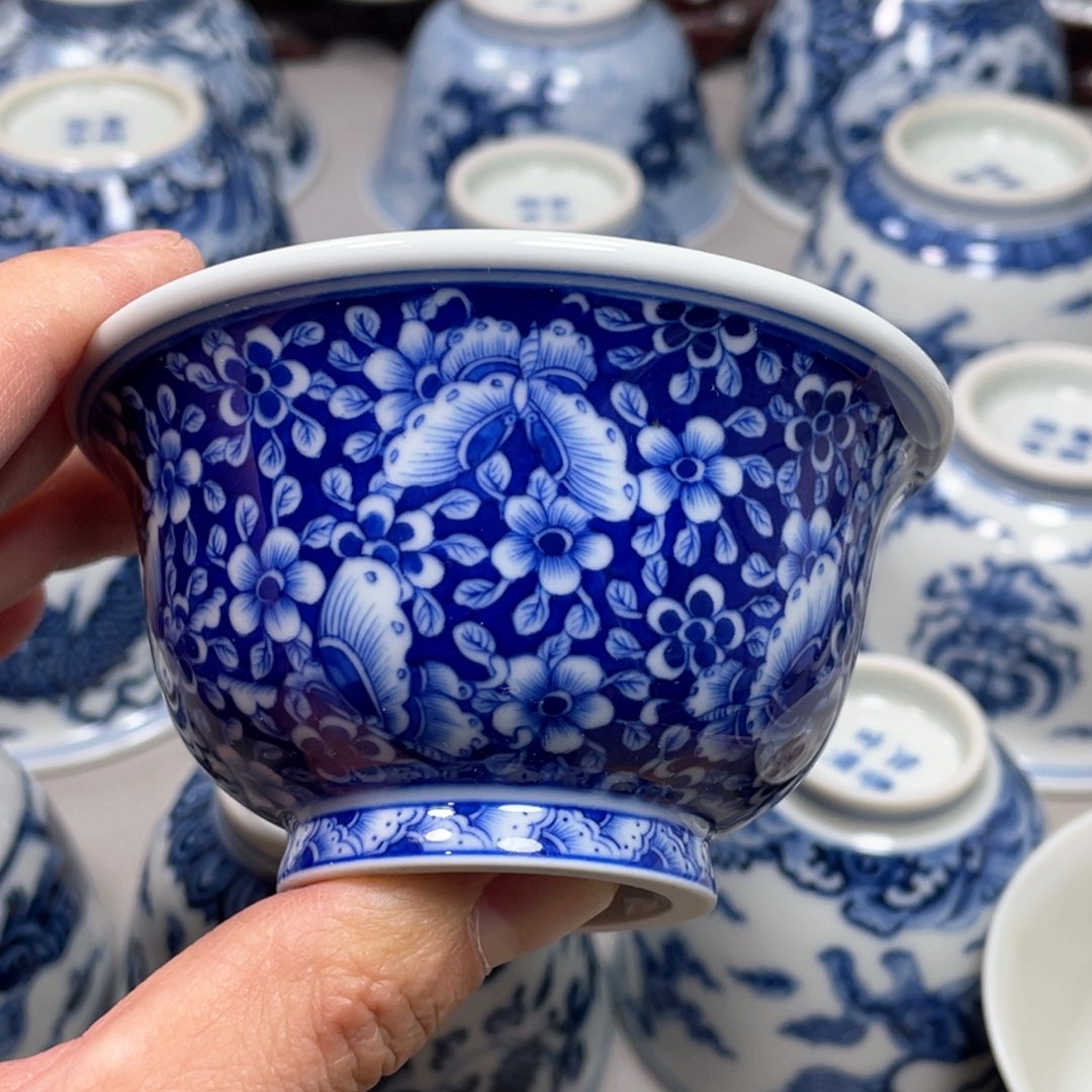 摆件景德镇陶瓷现代手工陶瓷茶具