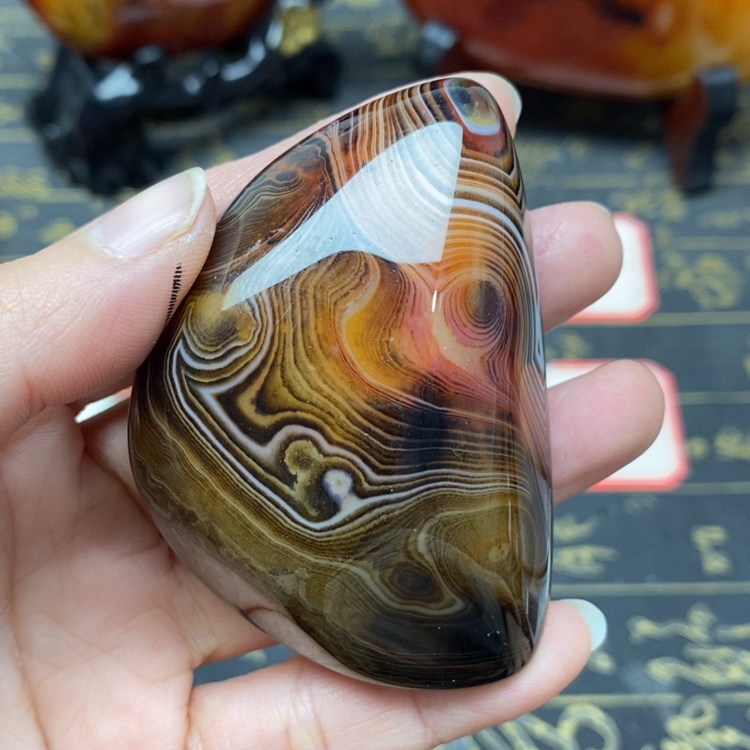 玛瑙/玉髓玛瑙未镶嵌鼎*