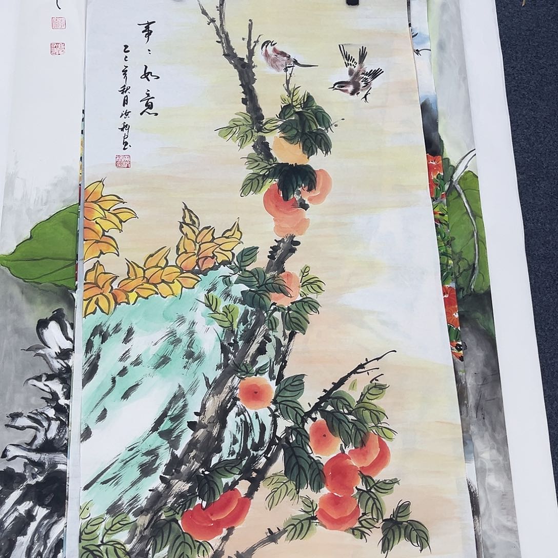 国画作品全场放漏