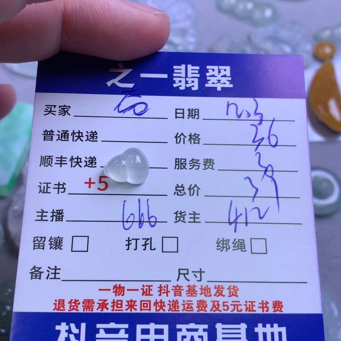 颈饰未镶嵌翡翠奋**前