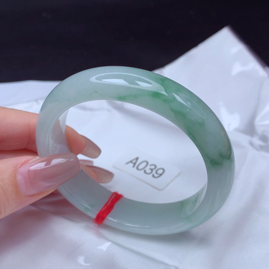 翡翠手镯未镶嵌手镯55贵妃