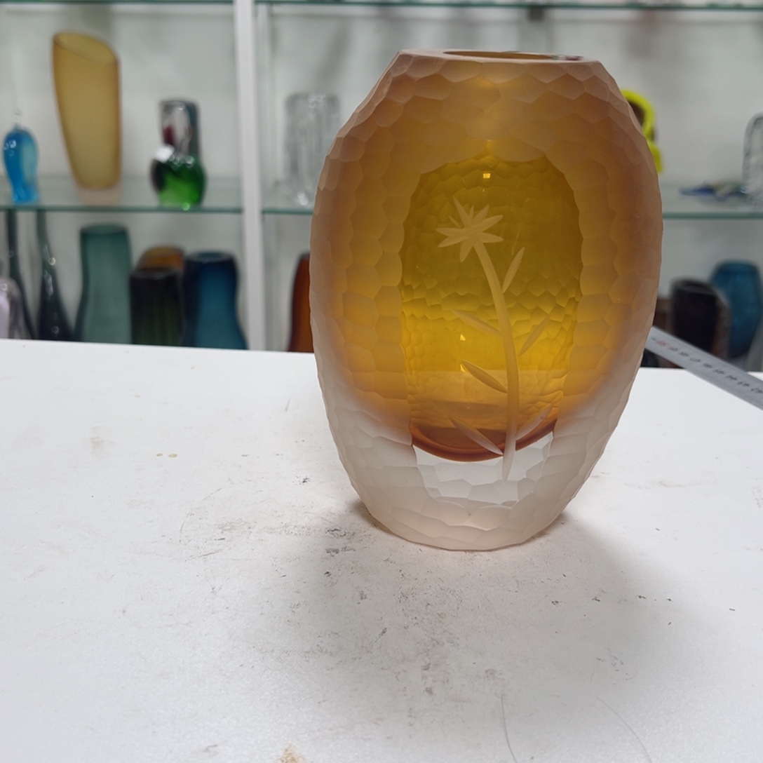 16 高轻奢琉璃花器福利正常手工痕迹