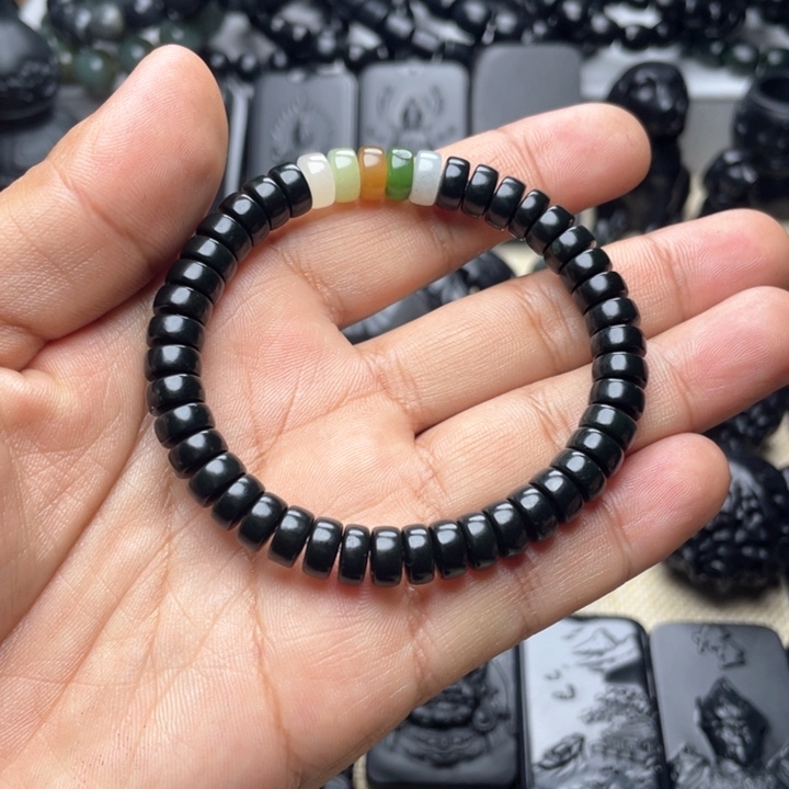 和田玉手串未镶嵌