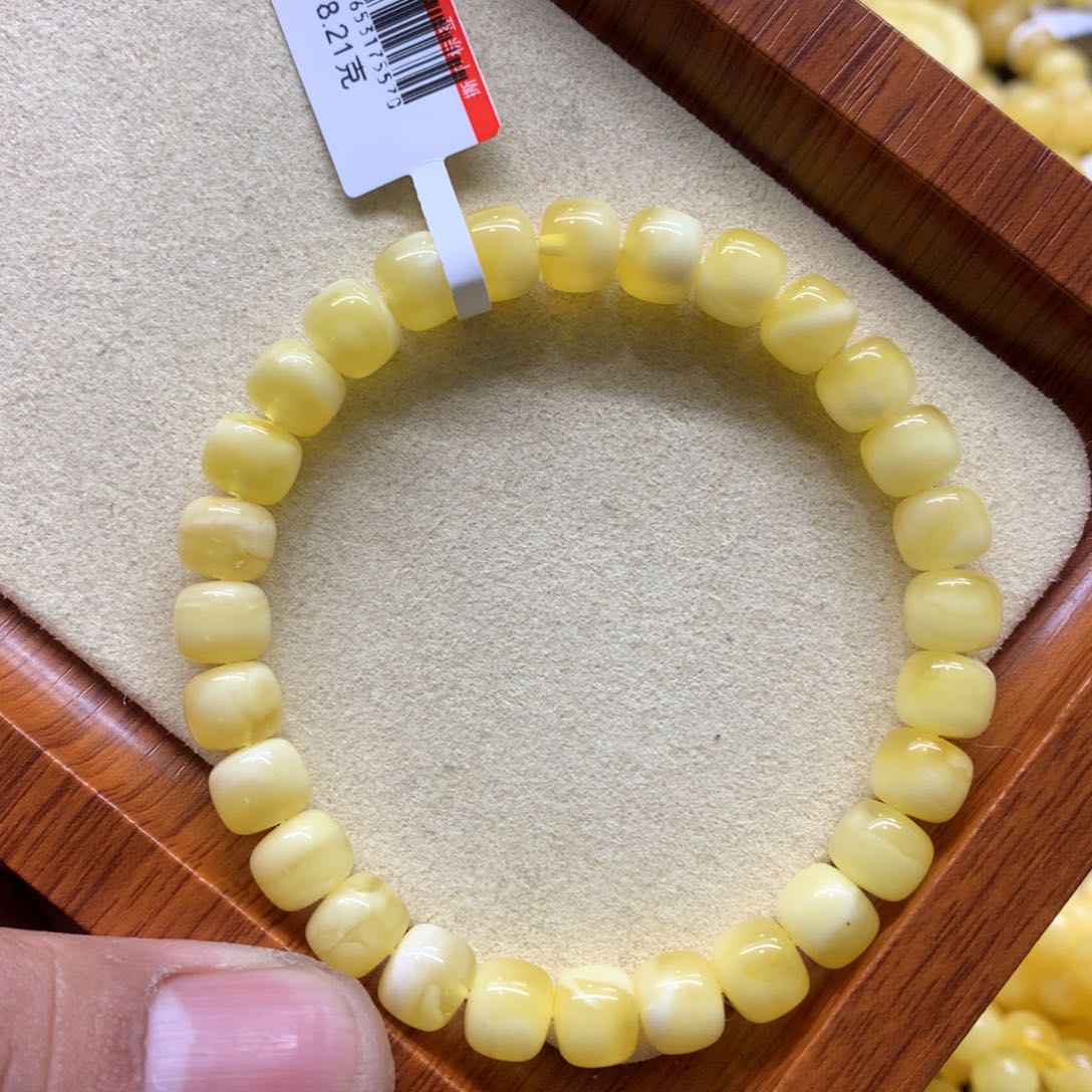 蜜蜡手链未镶嵌蜜蜡