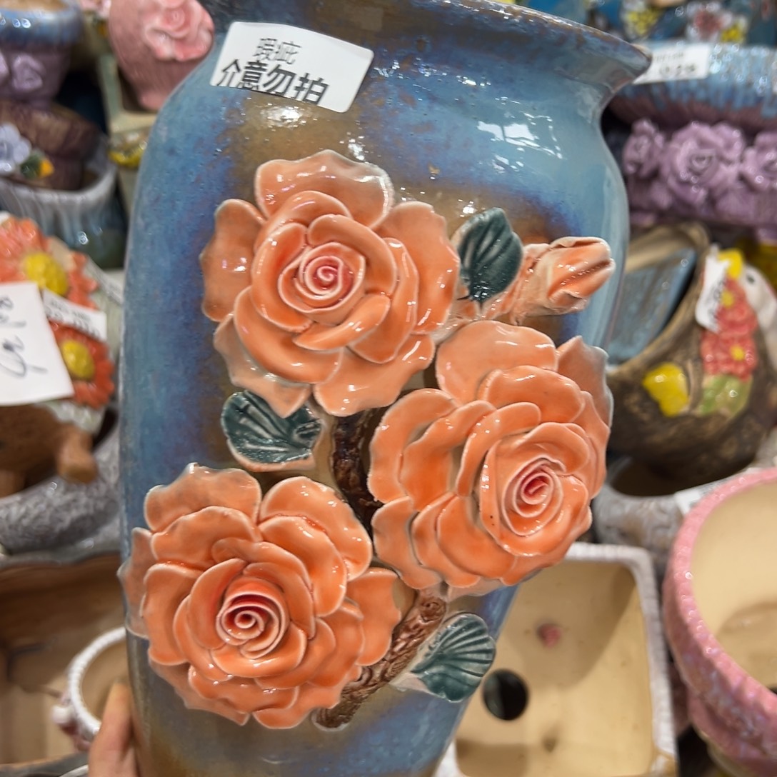 瑕疵333 多肉花盆，满20米发货爱退款拉黑