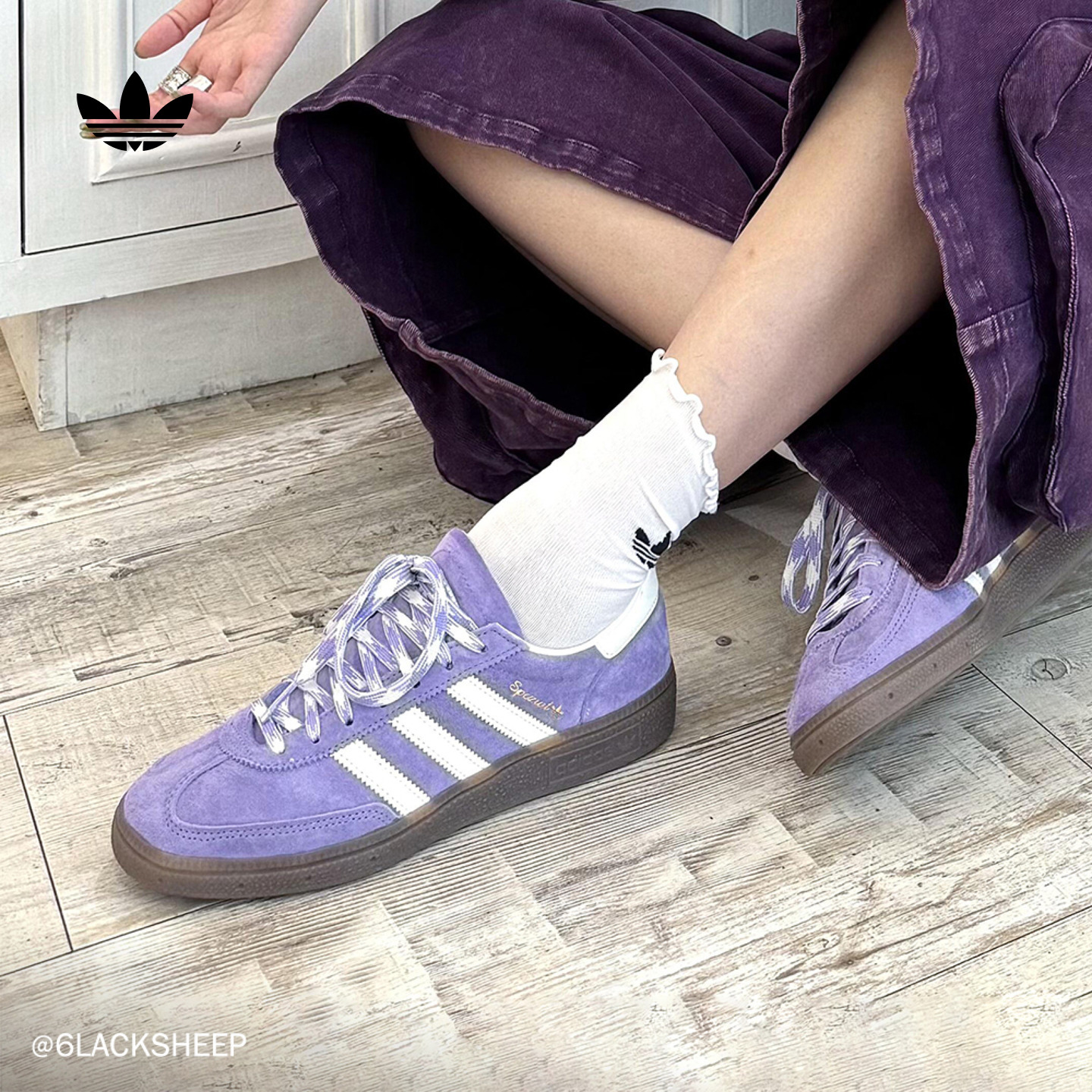 阿迪达斯三叶草「T头鞋」HANDBALL SPEZIAL板鞋德训鞋男女 KI5935