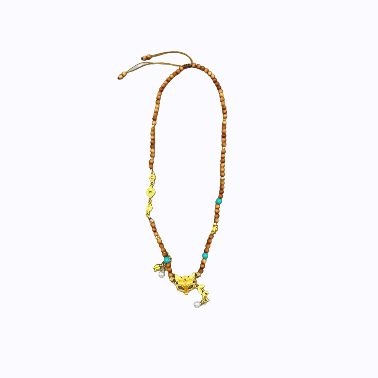 檀香木项链E08-70赠礼盒（多样性发其一）