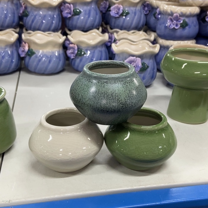 陶瓷花盆单场满9.9发4.5*5