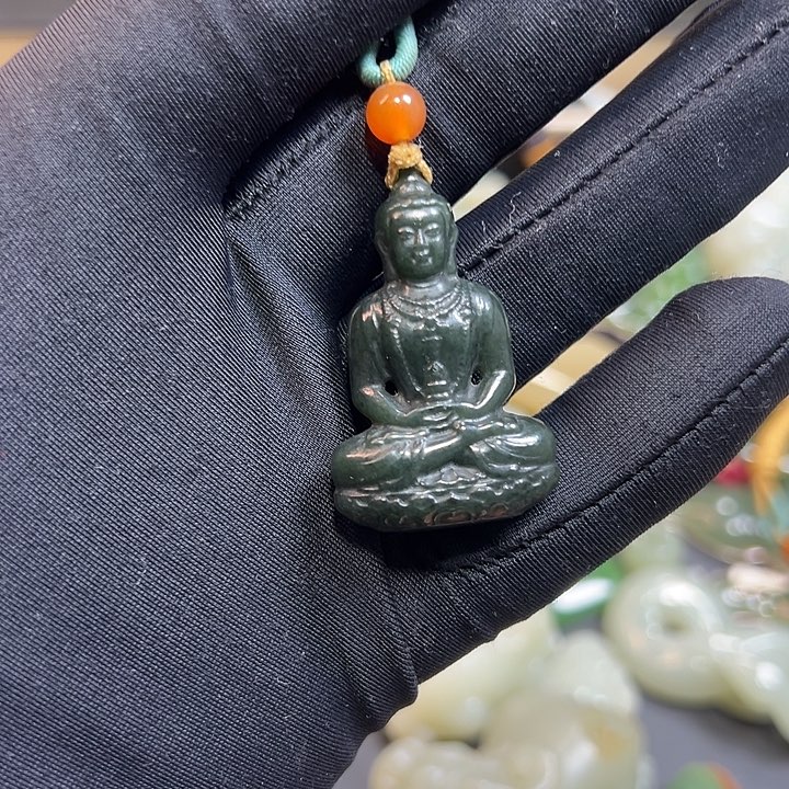 和田玉（青玉）未镶嵌吊坠(不含链)