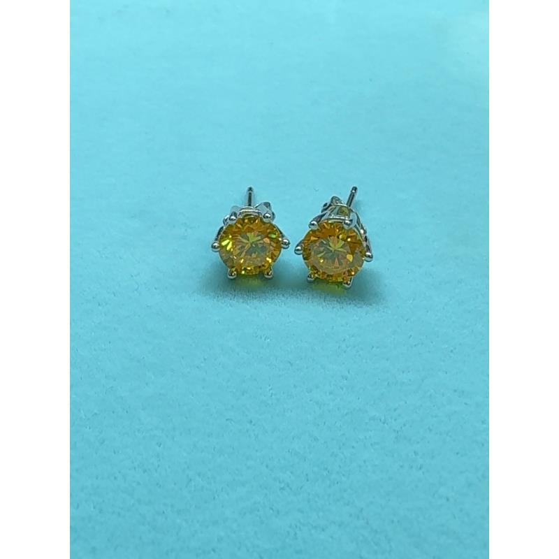 [南非甄选】 NFZX   LC-172 六爪黄耳钉 1