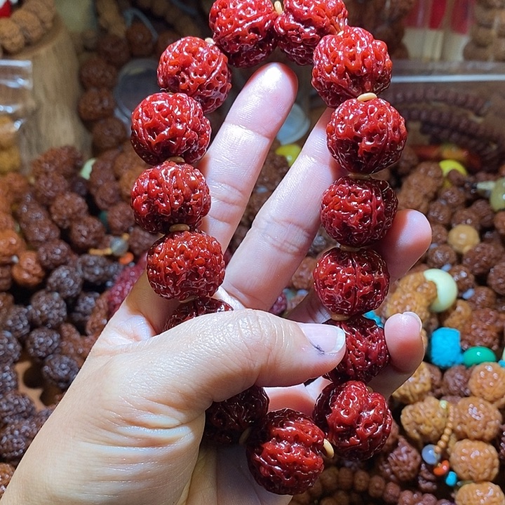 金刚菩提吊坠225玉华深一物24颗