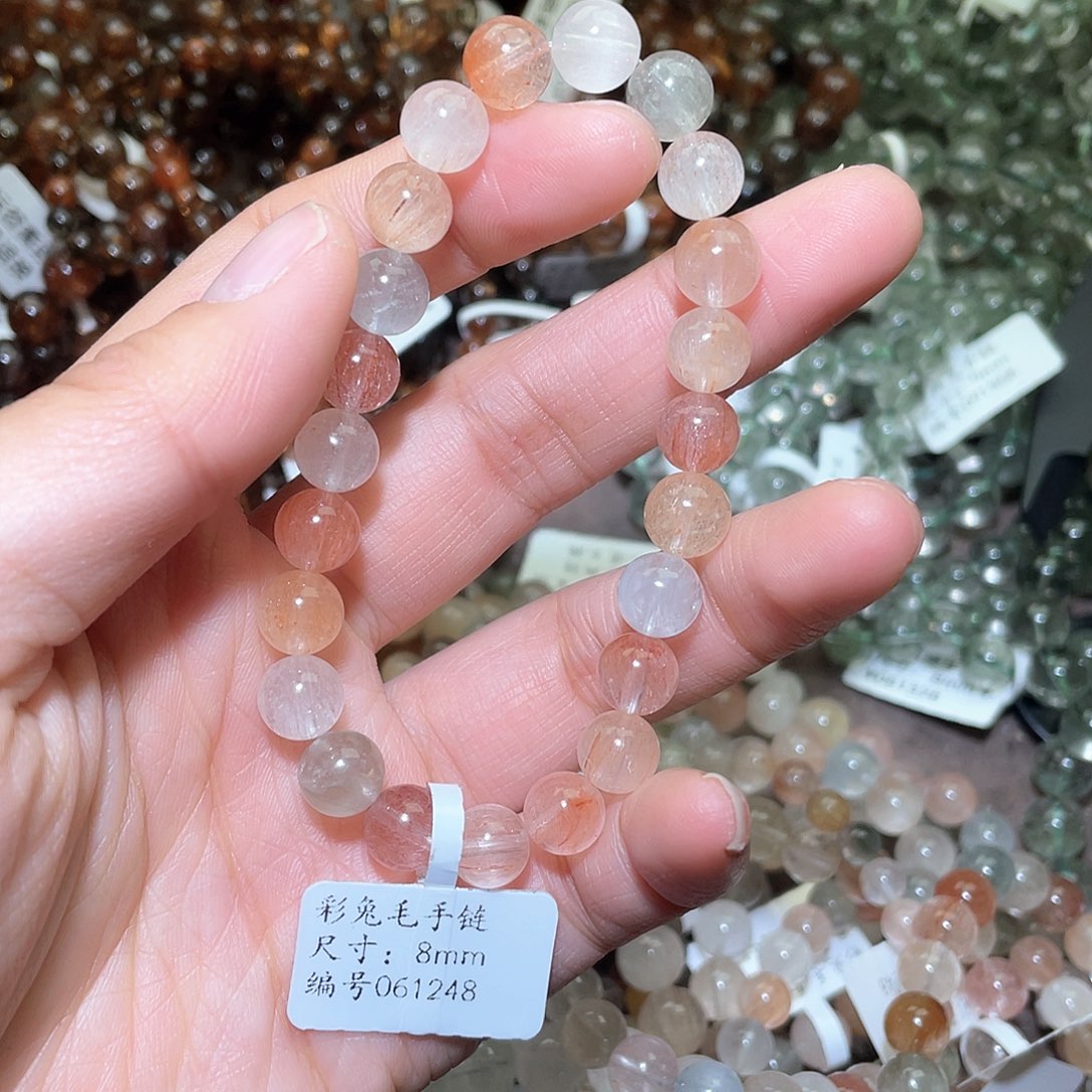 水晶手链未镶嵌 水晶