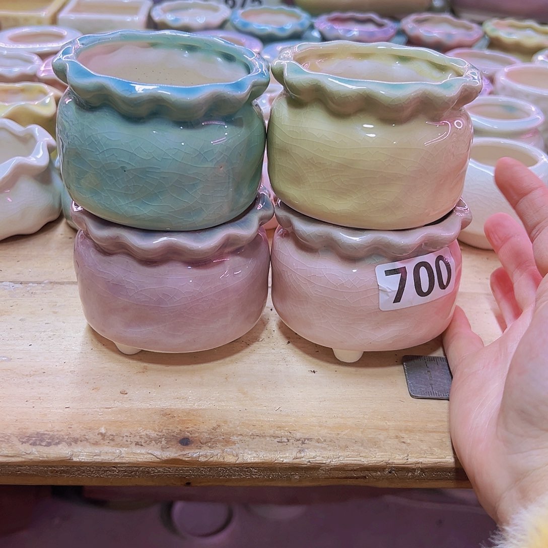 陶瓷花盆当场凑满12包邮