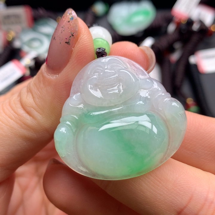 翡翠未镶嵌颈饰翡翠饰品