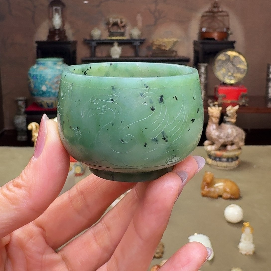 和田玉颈饰未镶嵌可**心