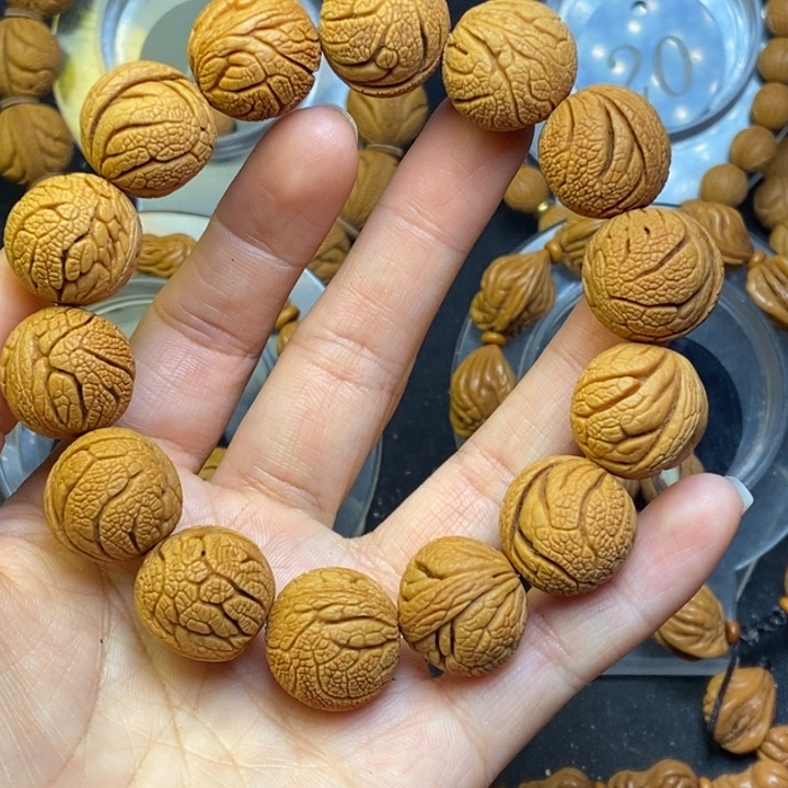 吊坠桃核秦岭龙纹桃核19尺寸