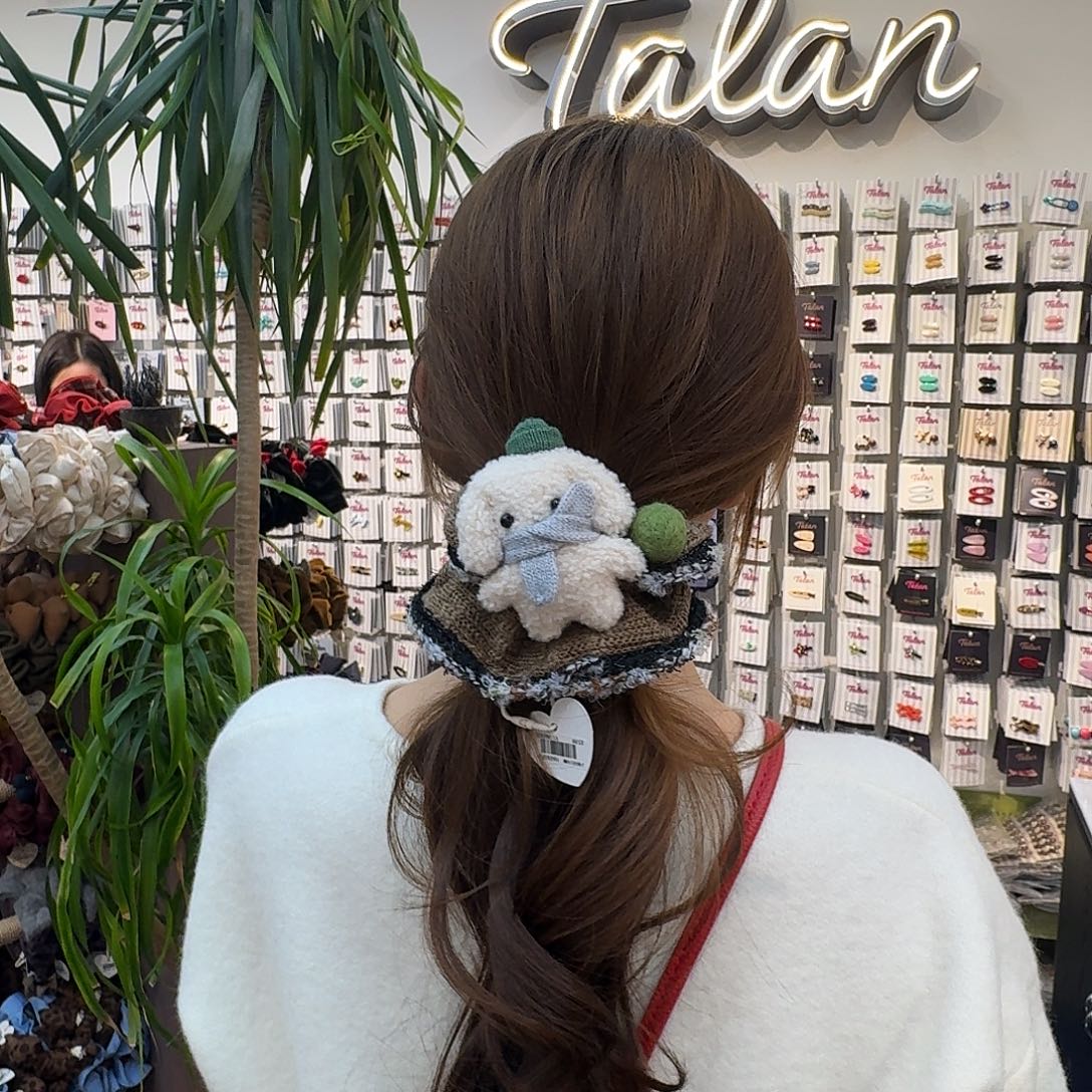 非金属小狗发圈哦