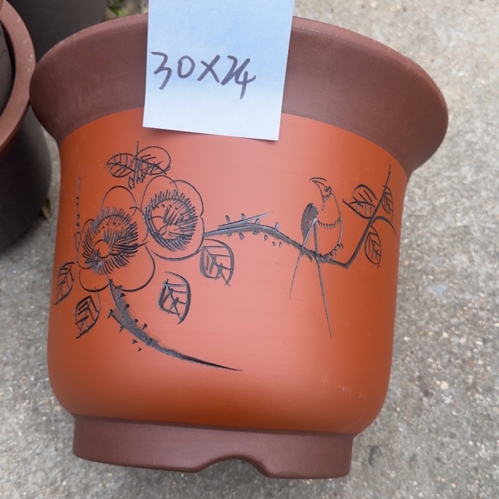 紫砂花盆特价清仓