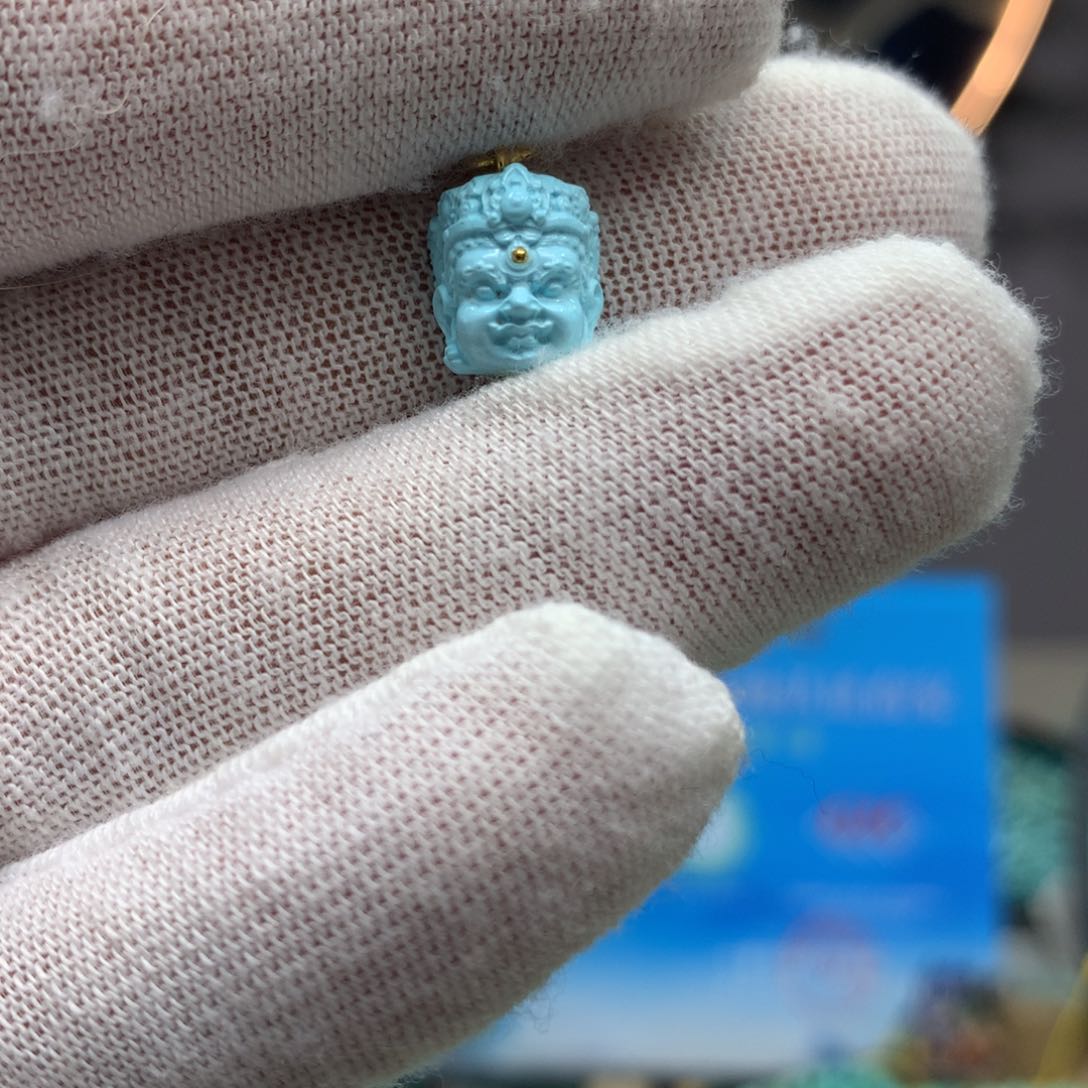 绿松石挂件未镶嵌