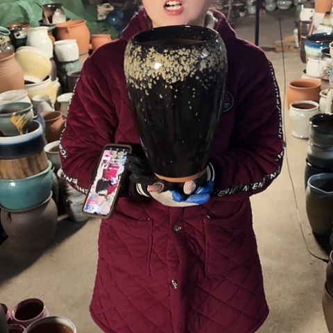 15口27高瑕疵盆子 