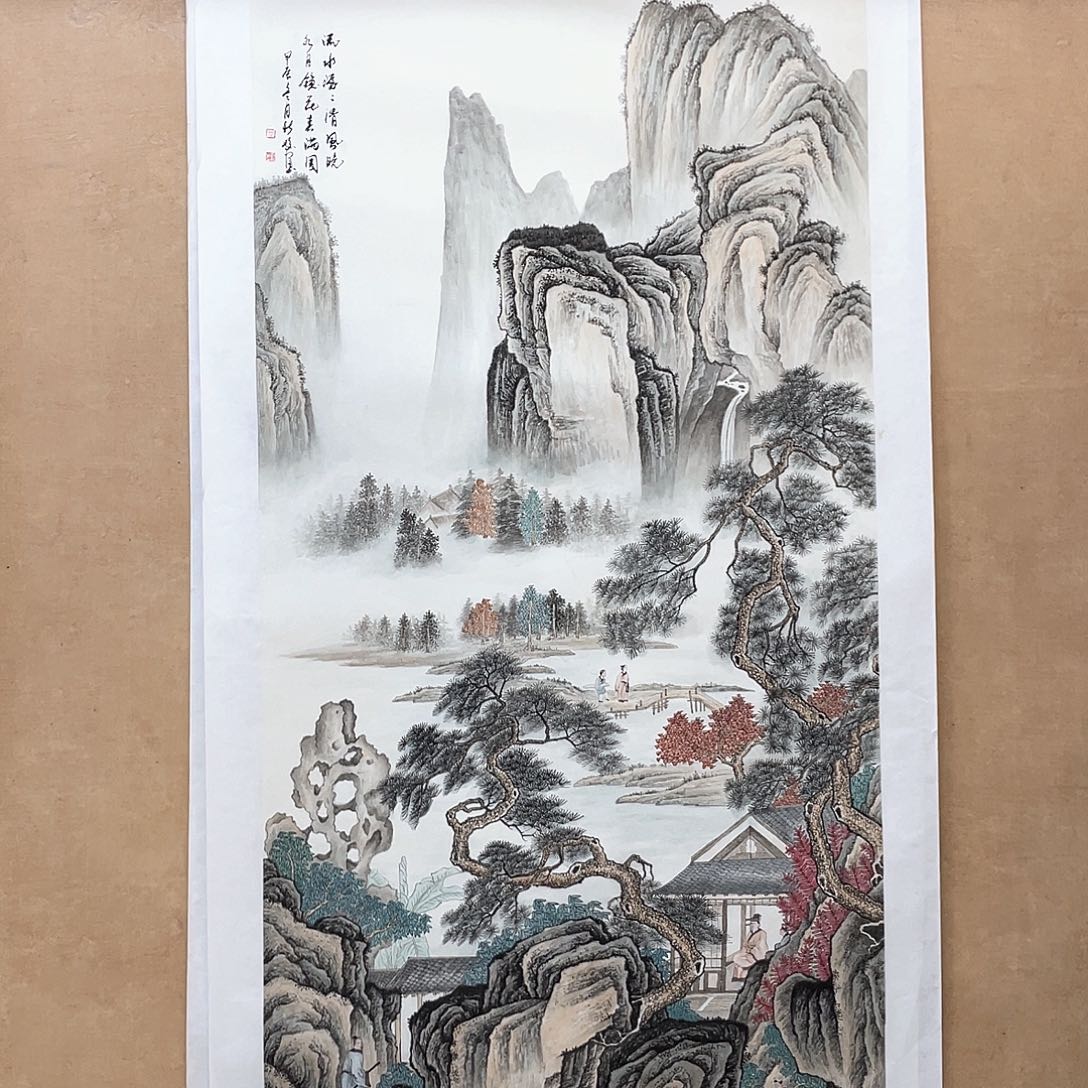 国画飞*手绘国画，精品山水