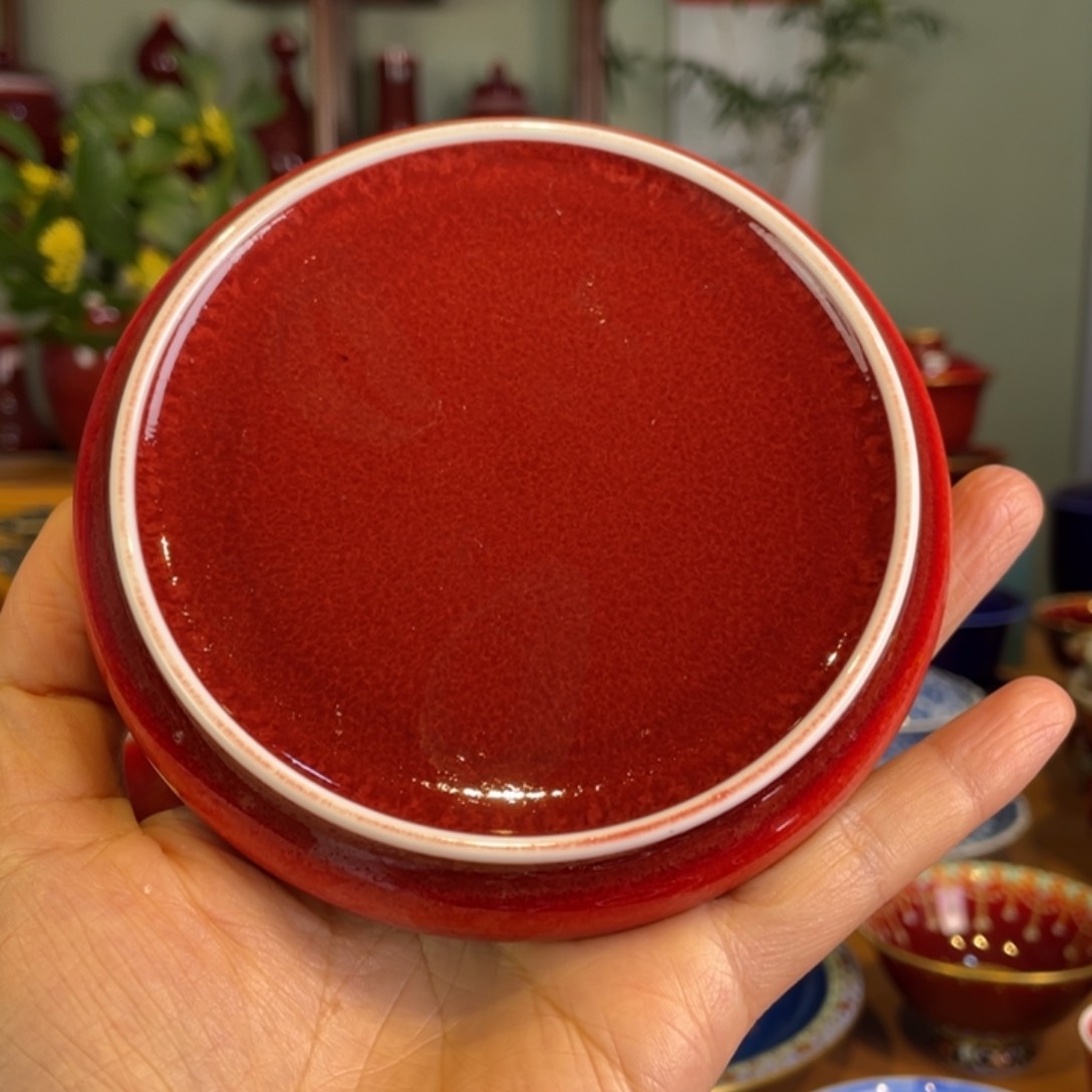 玫**香清欢雅玩原矿郎红