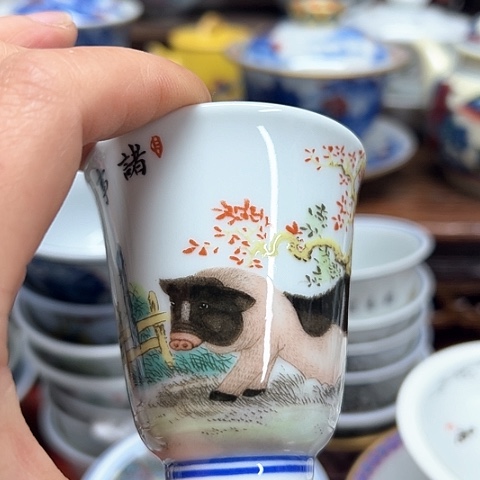 杯子景德镇陶瓷主人杯