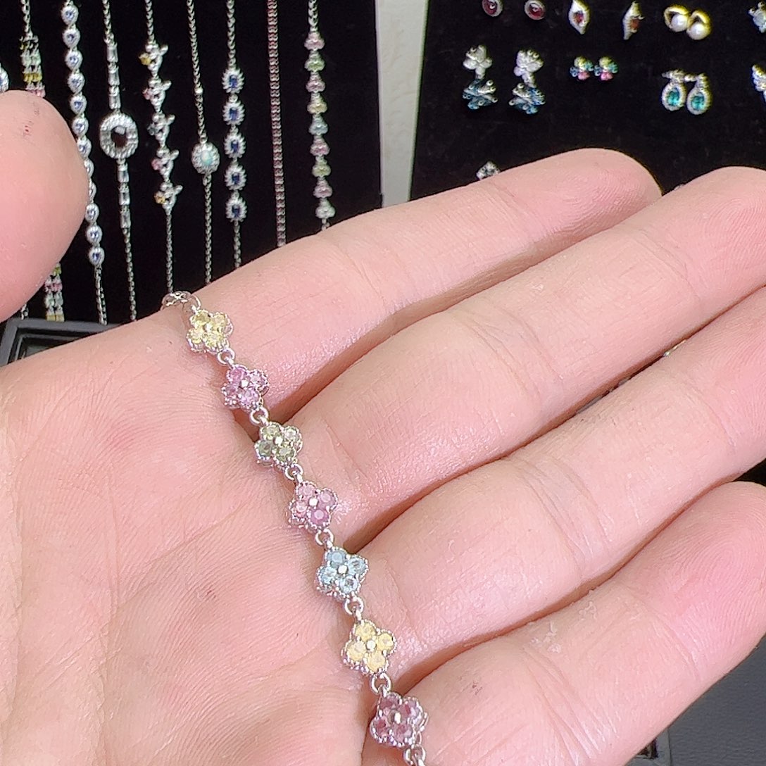 紫晶珠宝半成品银S925镶嵌