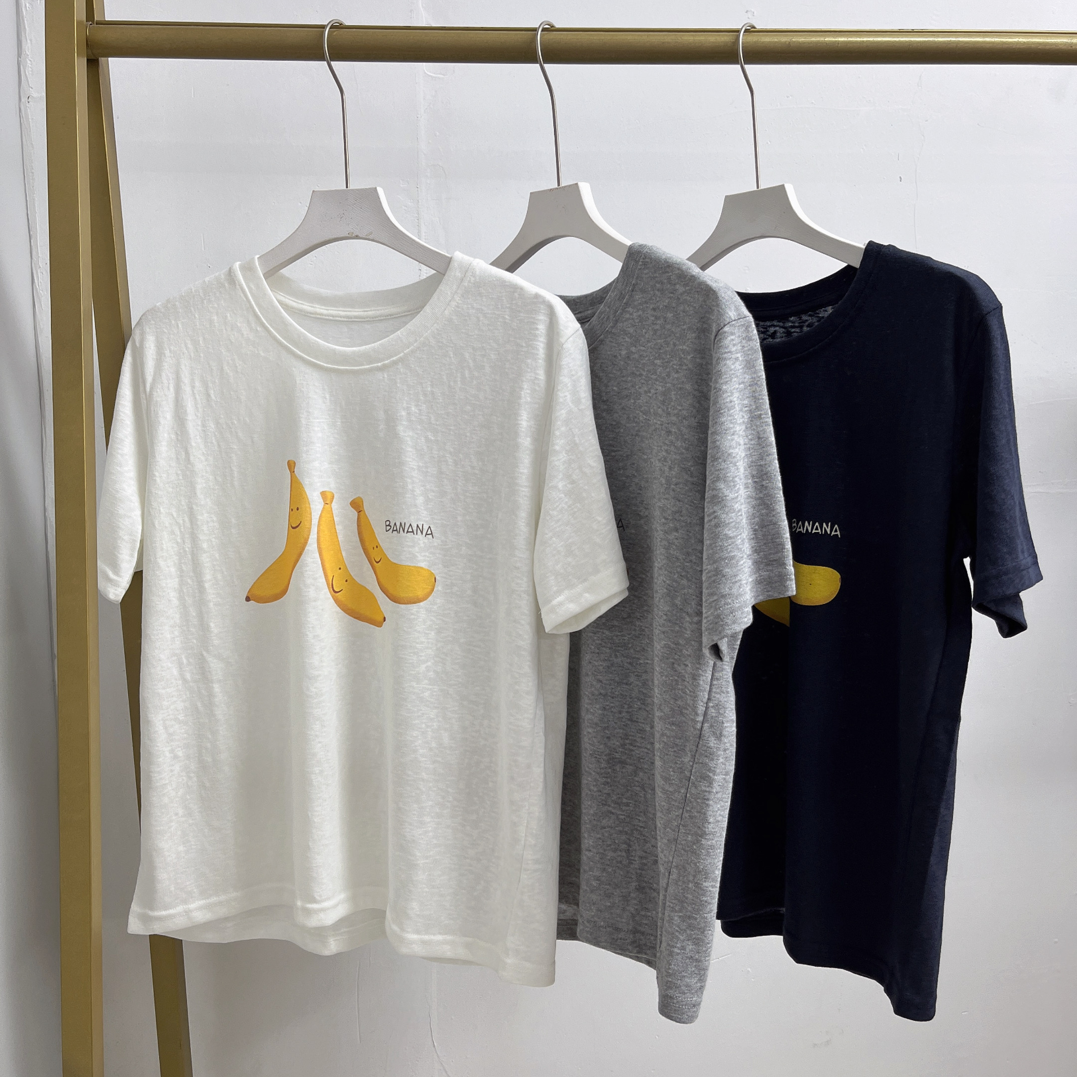 365女装T恤时尚休闲夏季宽松印花圆领衬衫