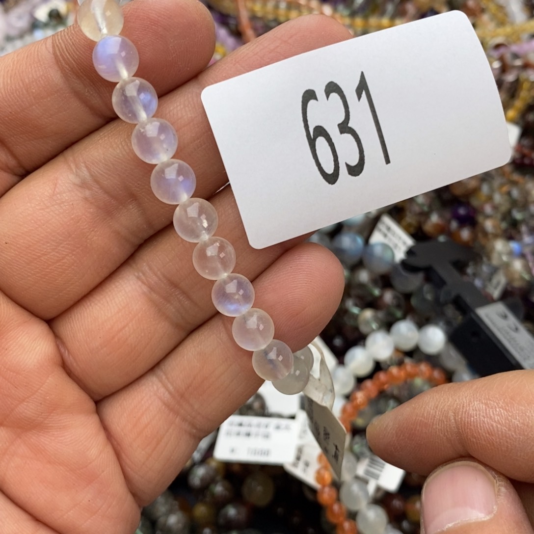 月光石手链未镶嵌手链