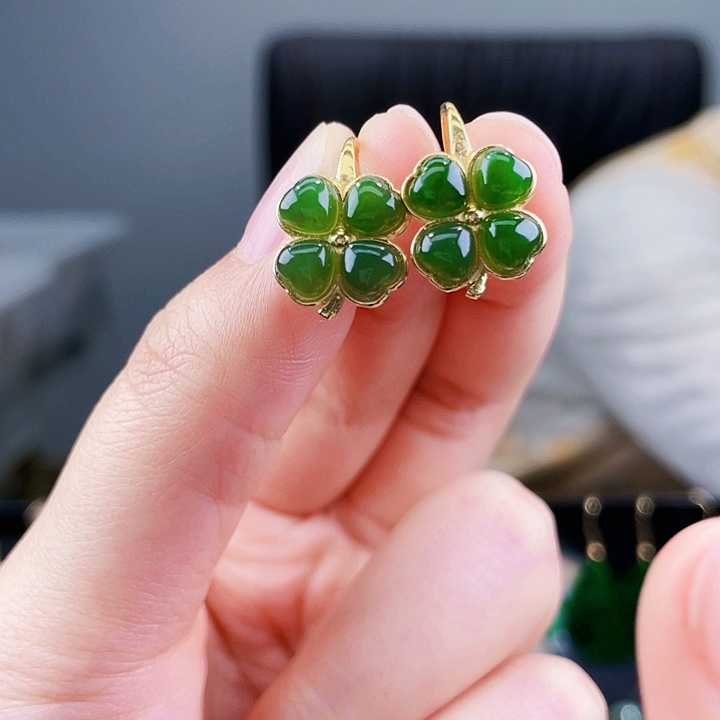 和田玉珠宝奇石银S925镶嵌