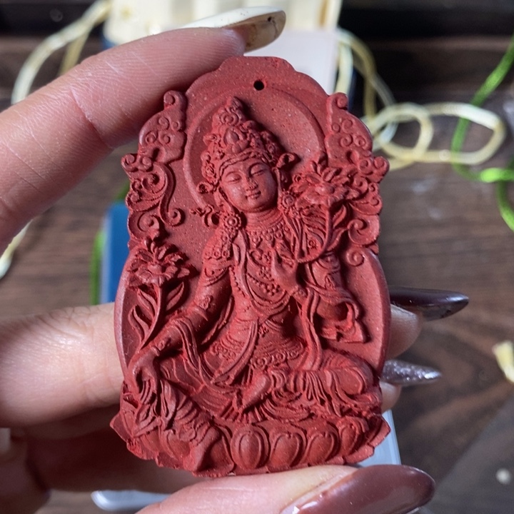 泥塑花蕊夫人合香牌观姐姐