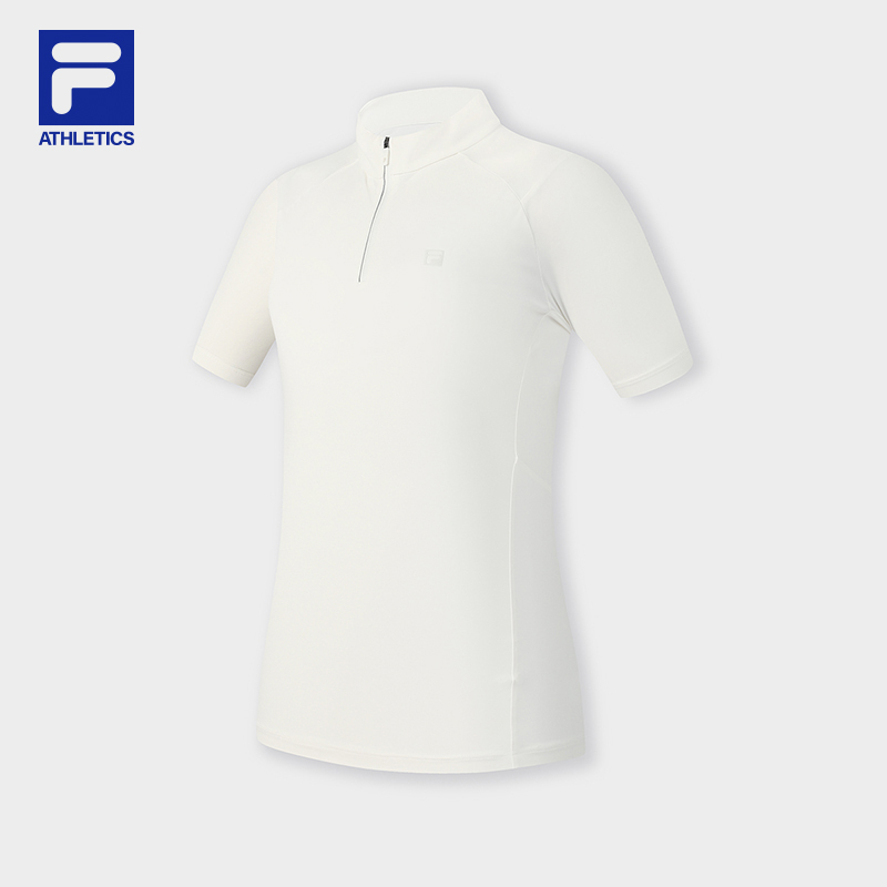 Fila/斐乐女夏季新款【舒适透气】时尚针织短袖T恤衫A11W527114F